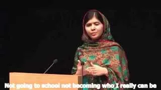 Malala's Nobel peace prize speech english Subtitled (please turn on Captions (cc) )