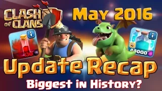 Clash of Clans | Ultimate Update Recap in Under 5 Minutes - New Troops and Spells CoC May 2016