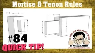 Are you doing it wrong? The right way to size mortises and tenons.
