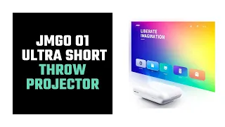 JMGO O1 Ultra Short Throw Projector,800ANSI Lumens, Native 1080P Movie Projector with Speakers