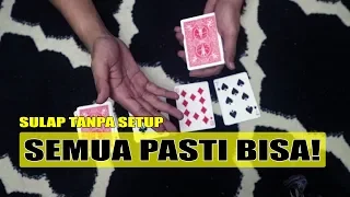 TRIK SULAP KARTU Tanpa Setup Kalian Pasti Bisa Praktekinnya! | Trik Sulap Sederhana dan Caranya