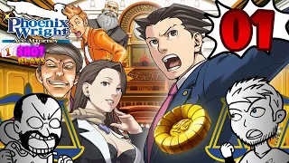 The First Turnabout - Phoenix Wright: Ace Attorney (Part 1) - 1ShotPlays (Blind)