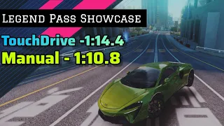 Asphalt 9 | Legend Pass Showcase - McLAREN ARTURA | Manual 1:10.8 | Touch drive - 1:14.4 | Kita Run