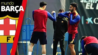 ENTRENAMIENTO COMPLETO del BARÇA previo a LAS PALMAS: Ter Stegen enciende las alarmas | FC BARCELONA