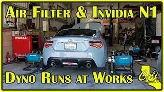 2019 Subaru BRZ Dyno Runs: WORKS High-Flow Air Filter & Invidia N1 Exhaust