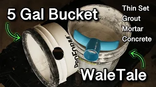 Capture Silica dust using a WaleTale versus a modified 5 gal bucket