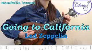 GOING TO CALIFORNIA - Mandolin Tutorial Teaser - Led Zeppelin