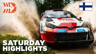 Evans Max Attack - WRC Rally Finland 2023 Saturday Highlights
