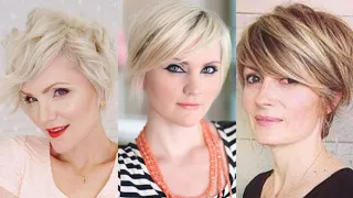 Silver😍Fine Pixie Haircut Ideas 2022/Long Pixie-Bob With Choppy Pixie Cut/Any Face Type Haircut