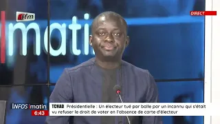 Actualités nationales en français avec Chérif Dia - Infos matin du 07 Mai 2024
