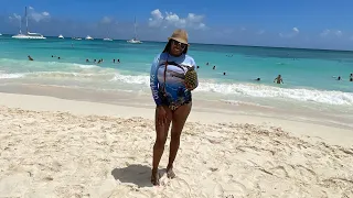 Saona Island Dominican Republic/ catamarán party boat/ travel vlog