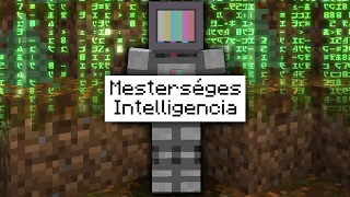 Minecraft, de egy AI irányítja a videót.