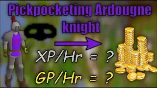 OSRS 2023 Pickpocketing Ardougne knight