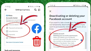 How To Delete Facebook Account -2024 | How To Delete Your Facebook Account