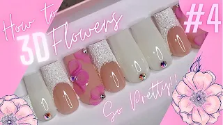 What she wanted vs. what she got Ep.4 How to make press on nails in depth |how to acrylic 3D flowers