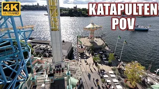 Katapulten POV (4K 60FPS), Grona Lund S&S Drop Tower | Non-Copyright