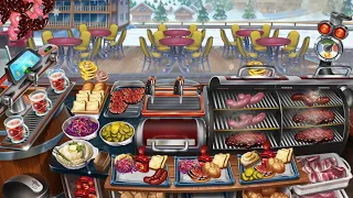 Cooking Fever - Smokey Grill BBQ Level 40 🪵🔥 (3 Stars/Orders Memorized)