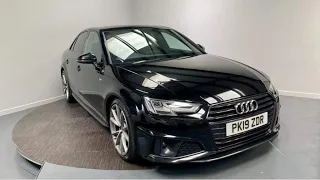 Audi A4 2019 2.0 TFSI 35 Black Edition S Tronic (s/s) 4 Door | Blackpool Automart