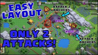 Dragon Cliffs 2 Attacks Tutorial! Easily Take Down This Default Layout