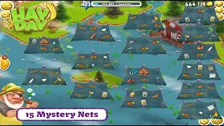 Hay Day - 15 Mystery Nets, 5 Diamonds Each