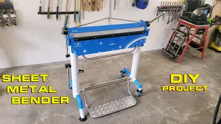 DIY Sheet Metal Bender - Bending - Plans In Video