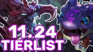 My Strategy & Tierlist For Climbing Patch 11.24 | TFT Guide Teamfight Tactics