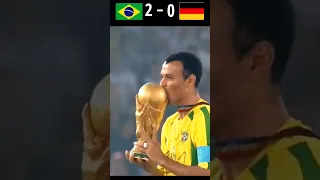 Brazil Vs Germany fifa world cup 2002 final extended highlights #youtube #shorts #football