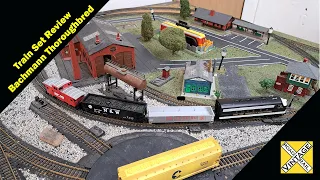 Review Unboxing Bachmann Thoroughbred HO Scale Train Set Testing on Vintage Atlas Layout