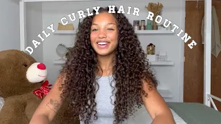 TUTORIAL | MY DAILY CURLY HAIR ROUTINE