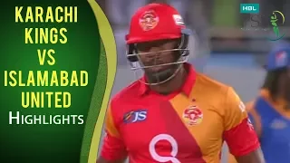 PSL 2017 Match 20: Karachi Kings vs Islamabad United Mini Highlights