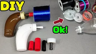 Easy to make fishing line winder.   Supports Bobbins of various sizes. DIY Fishing. fishing gear.