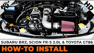 Subaru BRZ, Scion FR-S 2.0L & Toyota GT86 [#69-8619TS] Air Intake Installation