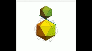 The Golden Ratio in Arrangements of an Icosahedron, Tetrahedron, and Octahedron