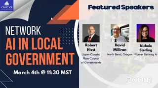 AI in Local Government Network March 2024 Meeting