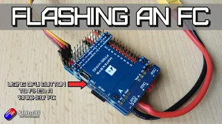 Flashing a Flight Controller and using the DFU/Boot button to rescue a 'bricked' FC