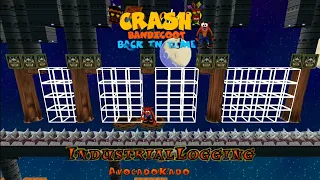 Crash Bandicoot - Back in Time Fan Game: Custom Level: Industrial Logging By AvocadoKado