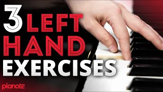 Top 3 Exercises for Left Hand Piano 🔝🎹
