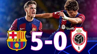 Barcelona vs Royal Antwerp [5-0], UEFA Champions League, Group Stage - MATCH REVIEW