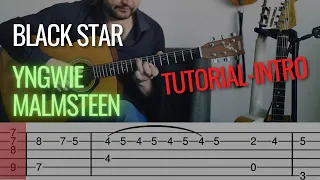 BLACK STAR-YNGWIE J. MALMSTEEN (tutorial intro guitarra acustica)