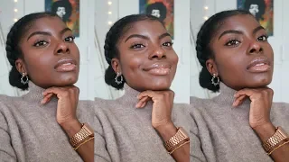 'NO MAKEUP' MAKEUP with NO FOUNDATION or CC CREAM | Dark Skin