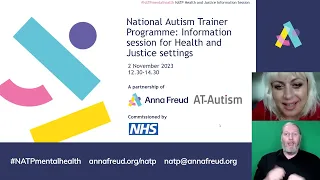 National Autism Trainer Programme – Health and justice settings information session