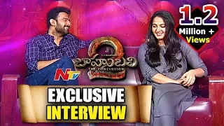Prabhas and Anushka Exclusive Interview || Baahubali 2 || Rana Daggubati || NTV