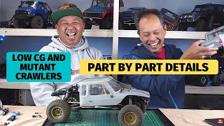 Low CG, Belly dragger rc crawler detailed build and parts list