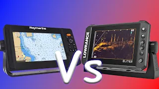 Review and comparison Raymarine Element 9 HV 100 vs Lowrance Elite FS 9 Why I went to Lowrance.