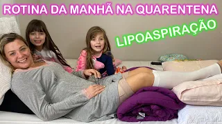 LAURINHA E HELENA ROTINA DA MANHÃ NA QUARENTENA COM MAMÃE OPERADA ☀️ JÉSSICA GODAR