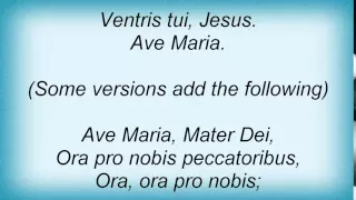 Luciano Pavarotti - Ave Maria Lyrics