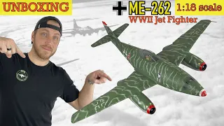 1:18 scale! Me-262 WWII Fighter Jet! (UNBOXING)