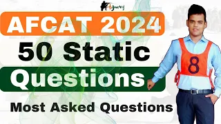 50 Most Asked GK MCQs for AFCAT 2024.