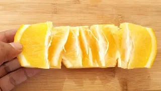 How to Peel an Orange - You've been doing it wrong Since Beginning