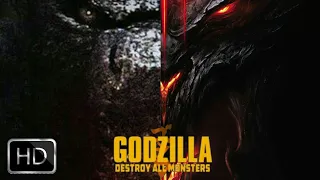 Godzilla destroy all monsters Godzilla vs destoroyah scene fan made